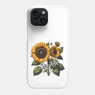 San Jose Sunflower Phone Case