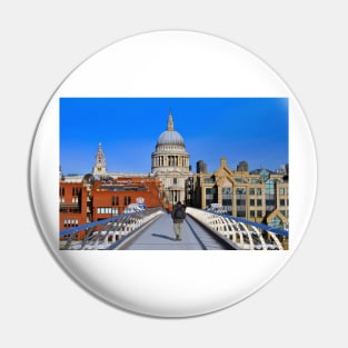 St Paul's Cathedral London Millennium Bridge Pin