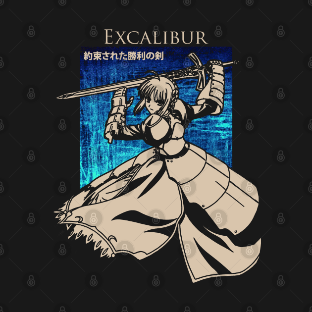 Discover Saber Excalibur Noble Phantasm - Anime And Manga - T-Shirt