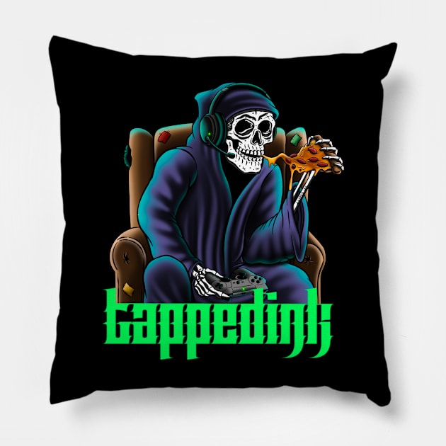 Game time Pillow by Tapped ink