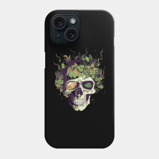 Cannabis Sugar Skull Phone Case