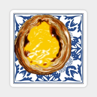 Portuguese egg tart Magnet