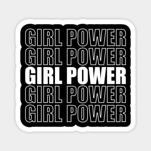 Girl Power Quote Magnet