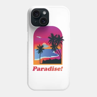 Paradise aloha hawai vintage dark style Phone Case