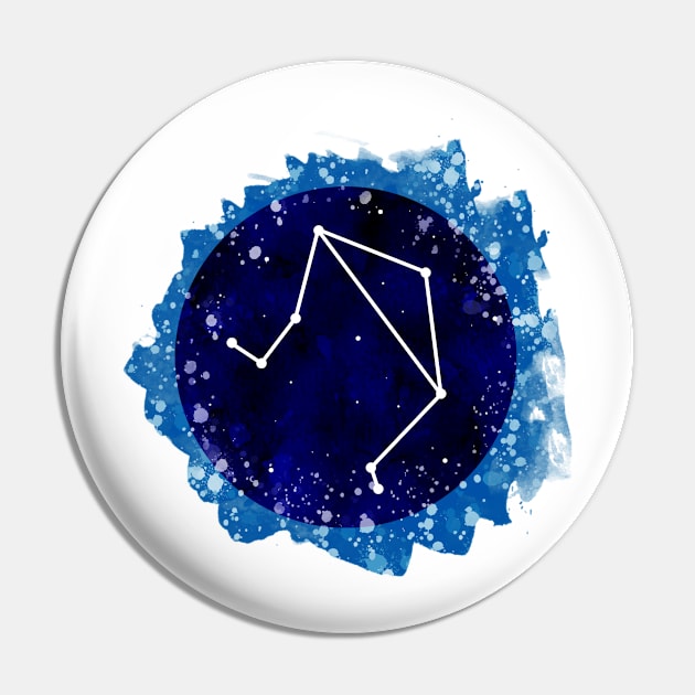 Watercolor Libra star sign art Pin by lunamoonart