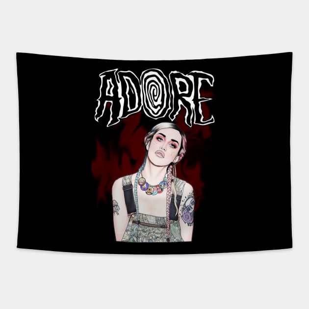 Adore Delano Tapestry by Saku_Design