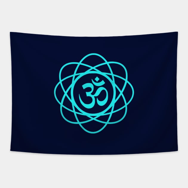 Om Symbol Aum sign Yoga Meditation Mantra Tapestry by PlanetMonkey