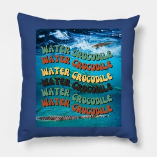 Water Crocodile Pillow
