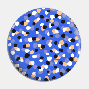 Funky pebbles in blue Pin
