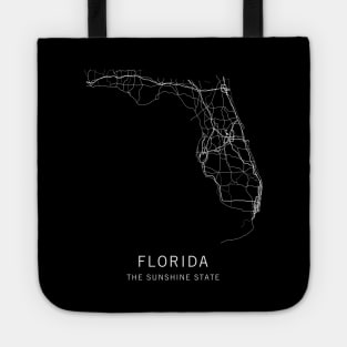 Florida State Road Map Tote