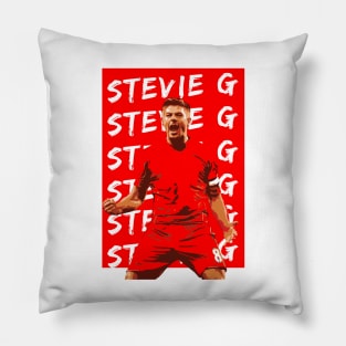 Steven Gerrard Illustration Pillow