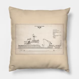 United States Coast Guard Cutter Spar wlb-206 - SD Pillow