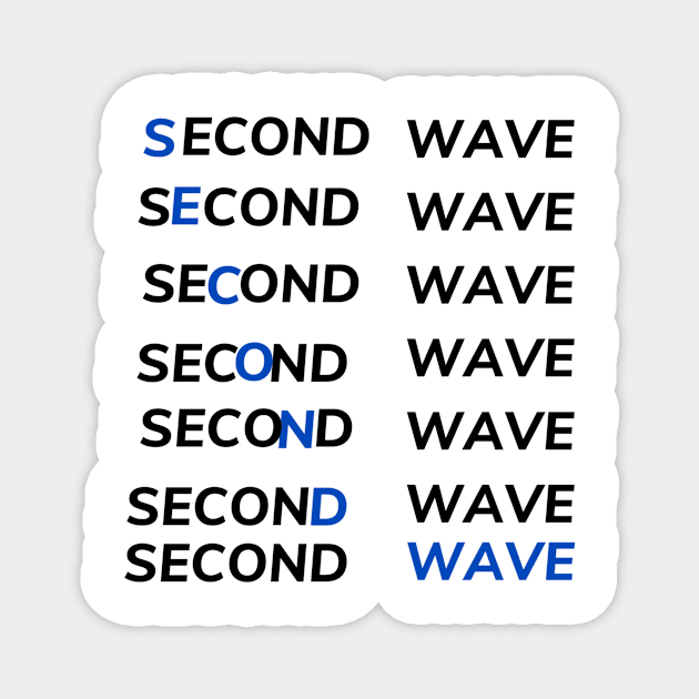 Second Wave 8 Magnet by Second Wave Apparel