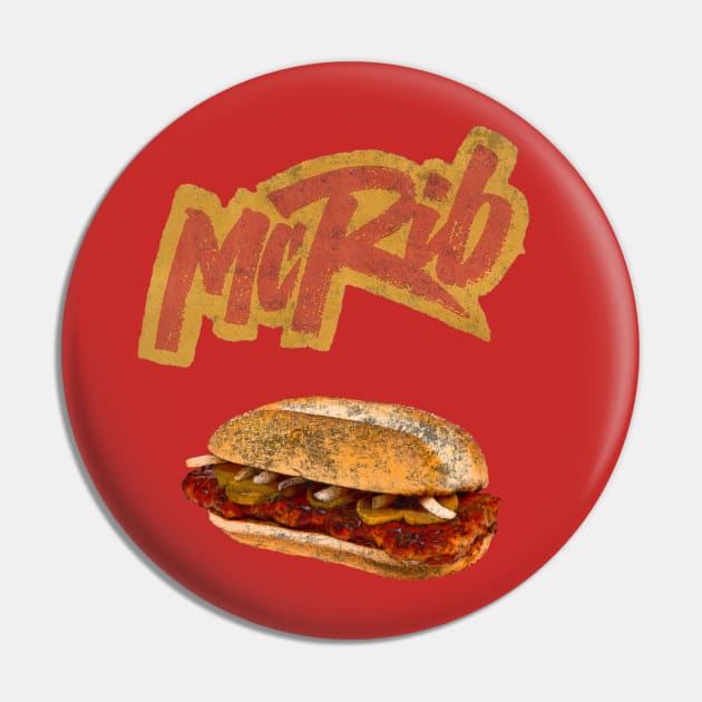 The McRib is Back Pin by Meat Beat