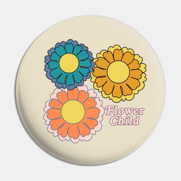 Flower child Pin by Deardarling