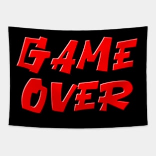 Classic Video Games Game Over Tapestry