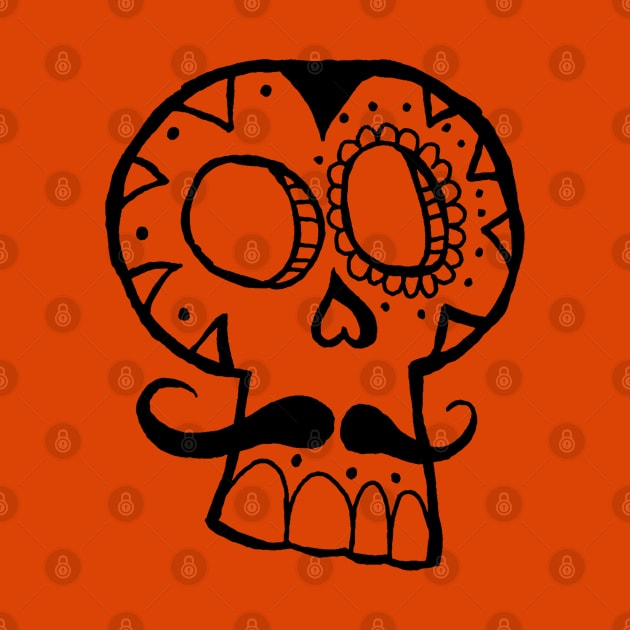 Day of the Dead Sugar Skull by MedleyDesigns67