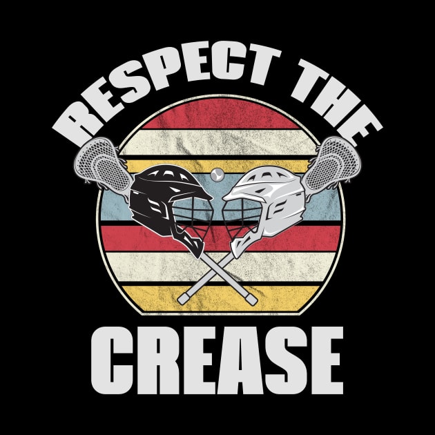 Respect The Crease Lacrosse by NatalitaJK