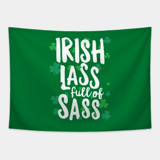 Irish Lass Full Of Sass St Patricks Day Tapestry