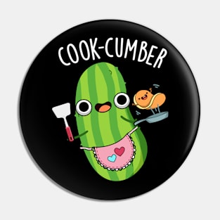 Cook-cumber Funny Cucumber Pun Pin