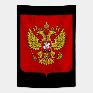 Russia /// Faded-Vintage Style Flag Design Tapestry