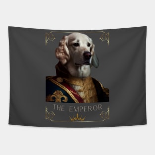 THE EMPEROR DOG Tapestry