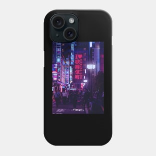 Tokyo Street Neon Synthwave Phone Case