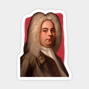 German - British Composer George Frideric Handel illustration Magnet