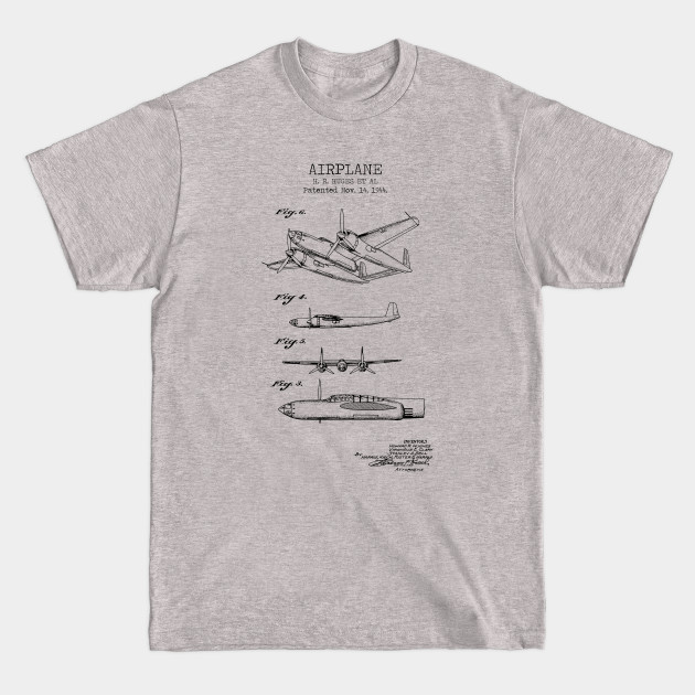 Disover Airplane patent - Airplane - T-Shirt