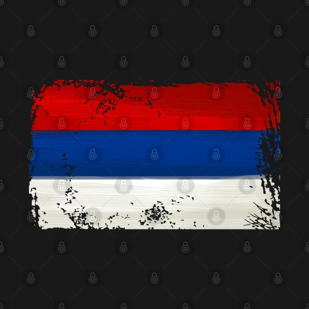 Serbia Flag by Dojaja