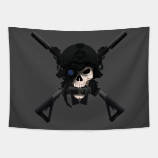 Skull & rifles Tapestry