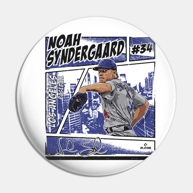 Noah Syndergaard Los Angeles D Comic Pin by ganisfarhan