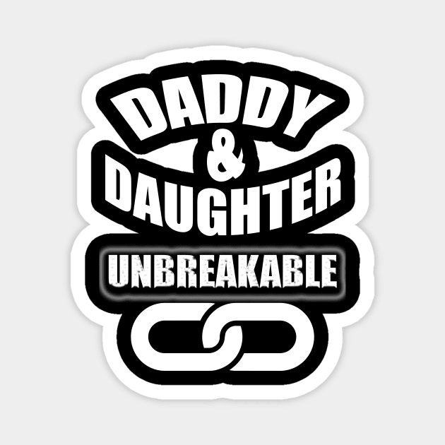 Daddy & Daughter , Unbreakable Magnet by Bazzar Designs