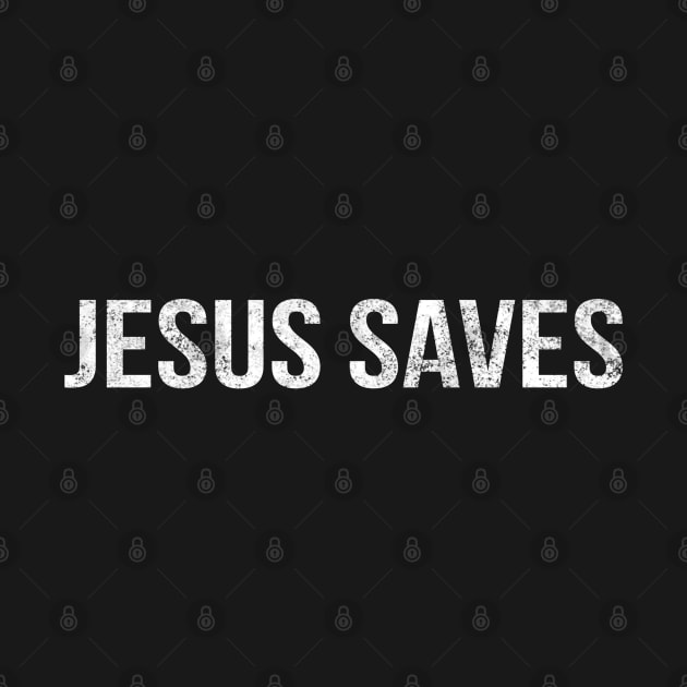 Jesus Saves Cool Motivational Christian by Happy - Design