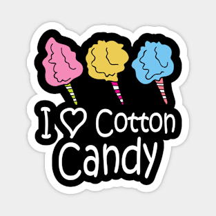 I Love Cotton Candy Magnet