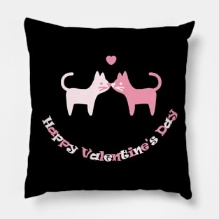 Valentines cats Pillow