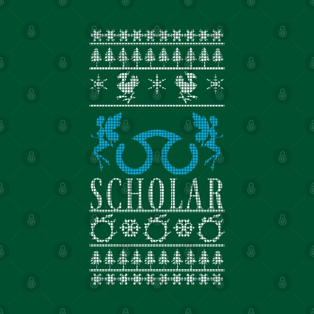 Final Fantasy XIV Scholar Ugly Christmas Sweater by TionneDawnstar