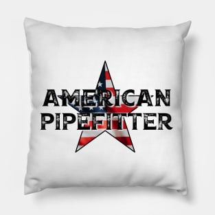 American Pipefitter - Blue Collar Worker Pillow