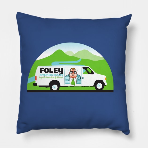 Foley Riverside Realty Pillow by joefixit2