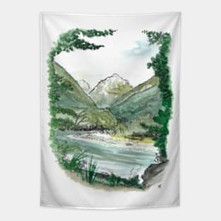 Milford Track - Clinton North Tapestry