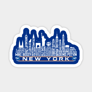 New York Hockey Team All Time Legends, New York City Skyline Magnet