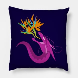 Strelitzia dragon Pillow