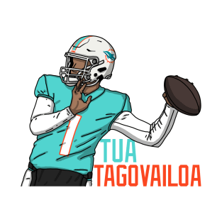 Tua Tagovailoa Comic Style T-Shirt