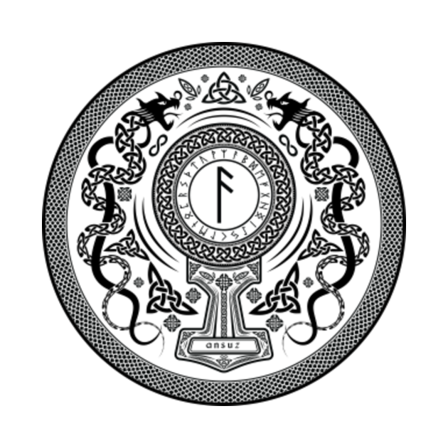 elder futhark rune circle