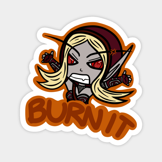 Sylvanas Windrunner - Battle for Azeroth Magnet by Battlesheep