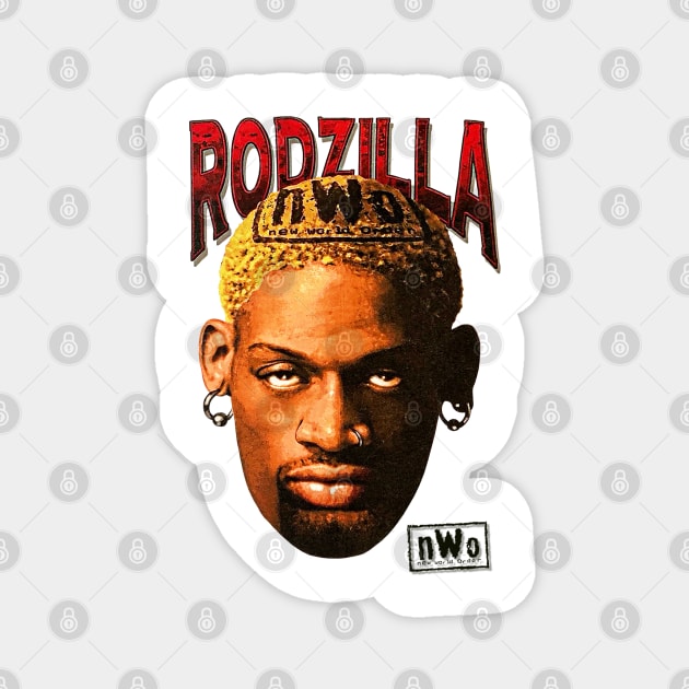 Dennis Rodman - Rodzilla - The Worm Magnet by nicklower