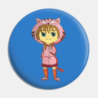 Tiger Girl Pin