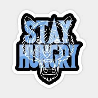 Stay Hungry University Blue Magnet