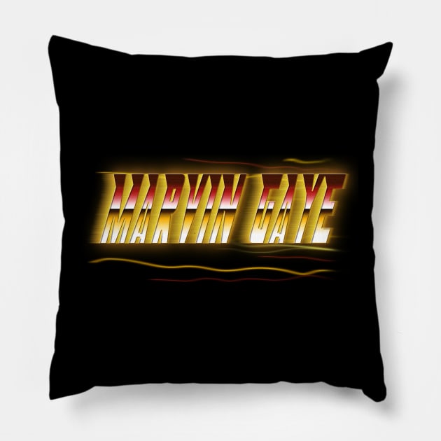 Great Gift Marvin For Name Vintage Styles Color 70s 80s 90s Pillow by Gorilla Animal