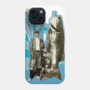 Fisherman with big fish Phone Case